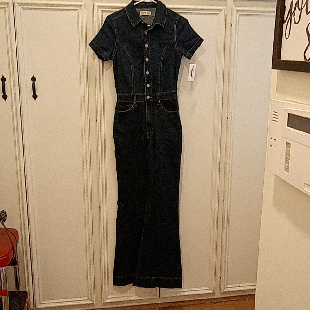 Jessica Simpson blue jean Cammie jumpsuit